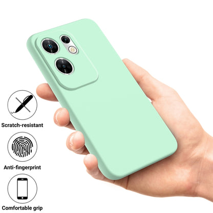 For Infinix Zero 30 4G Solid Color Liquid Silicone Dropproof Full Coverage Phone Case(Green) - Infinix Cases by buy2fix | Online Shopping UK | buy2fix