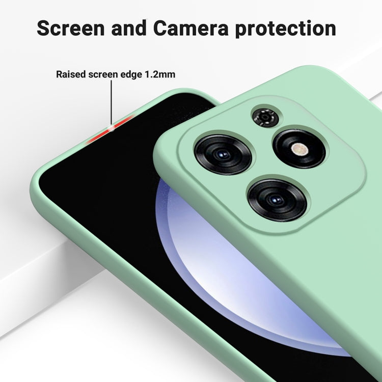 For Tecno Spark 20C/Go 2024 Solid Color Liquid Silicone Dropproof Full Coverage Protective Case(Green) by buy2fix