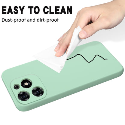 For Tecno Spark 20C/Go 2024 Solid Color Liquid Silicone Dropproof Full Coverage Protective Case(Green) by buy2fix