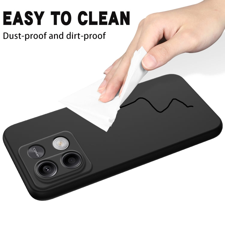 For Xiaomi Redmi Note 13 5G Global Solid Color Liquid Silicone Dropproof Full Coverage Phone Case(Black) - Xiaomi Cases by buy2fix | Online Shopping UK | buy2fix