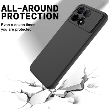For Xiaomi Redmi K70/K70 Pro Solid Color Liquid Silicone Dropproof Full Coverage Phone Case(Black) - Xiaomi Cases by buy2fix | Online Shopping UK | buy2fix