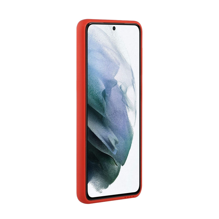 For Samsung Galaxy S24+ / S25+ Card Slot Design Shockproof TPU Phone Case(Red) - Galaxy S24+ 5G Cases by buy2fix | Online Shopping UK | buy2fix
