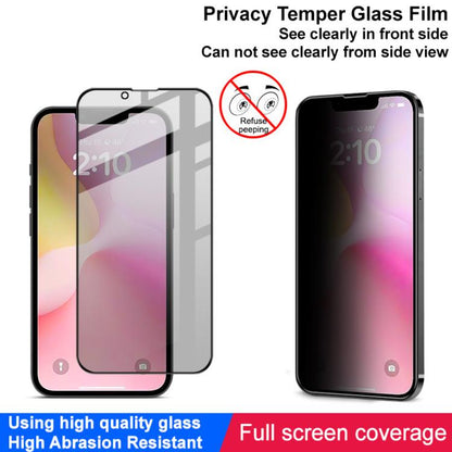 For iPhone 16e imak HD Full Screen Anti-spy Tempered Glass Protective Film - iPhone 16e Cases by imak | Online Shopping UK | buy2fix