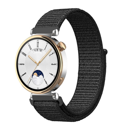 18mm Universal Nylon Loop Watch Band(Dark Black) - 18mm Bands by buy2fix | Online Shopping UK | buy2fix