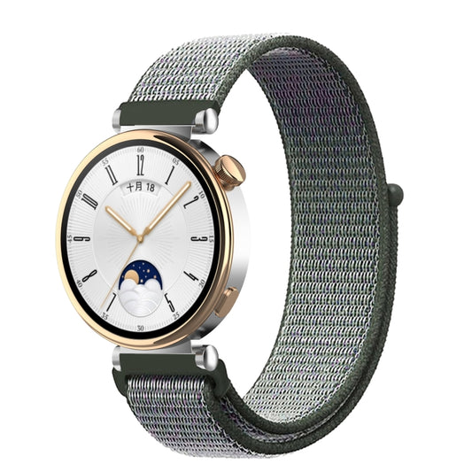 18mm Universal Nylon Loop Watch Band(Dark Olive) - 18mm Bands by buy2fix | Online Shopping UK | buy2fix