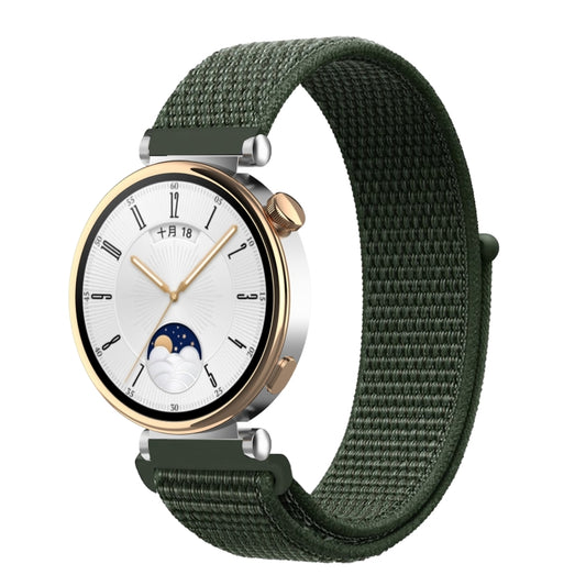 18mm Universal Nylon Loop Watch Band(Army Green) - 18mm Bands by buy2fix | Online Shopping UK | buy2fix