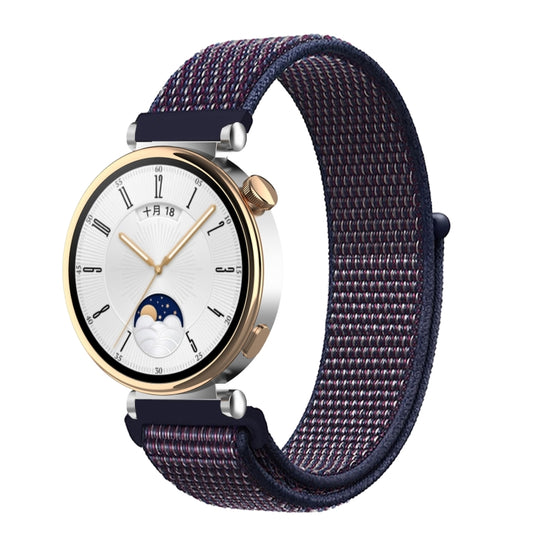 18mm Universal Nylon Loop Watch Band(Indigo Blue) - 18mm Bands by buy2fix | Online Shopping UK | buy2fix