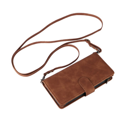 For Google Pixel 9 Pro Multifunctional Multi-Card Wallet Phone Leather Case(Brown) by buy2fix