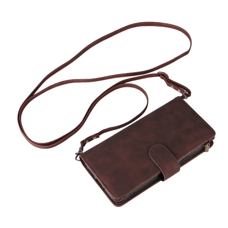 For Google Pixel 9 Pro Multifunctional Multi-Card Wallet Phone Leather Case(Coffee) by buy2fix