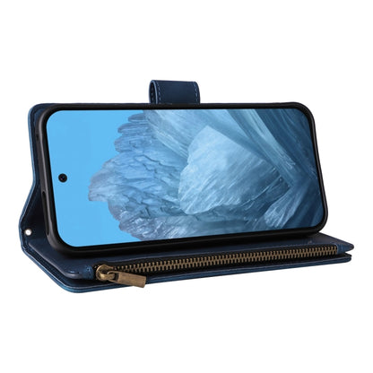 For Google Pixel 9 Multifunctional Multi-Card Wallet Phone Leather Case(Blue) by buy2fix