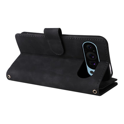 For Google Pixel 10 / 10 Pro Multifunctional Multi-Card Wallet Phone Leather Case(Black) - Google Cases by buy2fix | Online Shopping UK | buy2fix