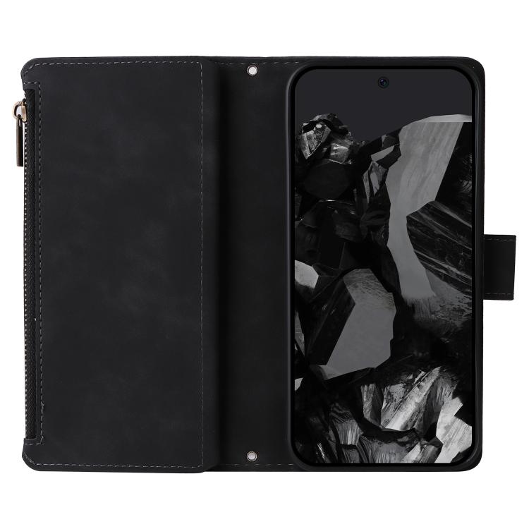 For Google Pixel 10 Pro XL Multifunctional Multi-Card Wallet Phone Leather Case(Black) - Google Cases by buy2fix | Online Shopping UK | buy2fix