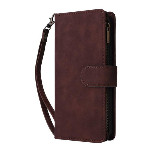 For Google Pixel 10 Pro XL Multifunctional Multi-Card Wallet Phone Leather Case(Coffee) - Google Cases by buy2fix | Online Shopping UK | buy2fix