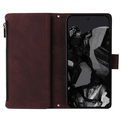 For Google Pixel 10 Pro XL Multifunctional Multi-Card Wallet Phone Leather Case(Coffee) - Google Cases by buy2fix | Online Shopping UK | buy2fix