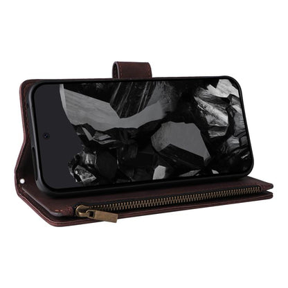 For Google Pixel 10 Pro XL Multifunctional Multi-Card Wallet Phone Leather Case(Coffee) - Google Cases by buy2fix | Online Shopping UK | buy2fix