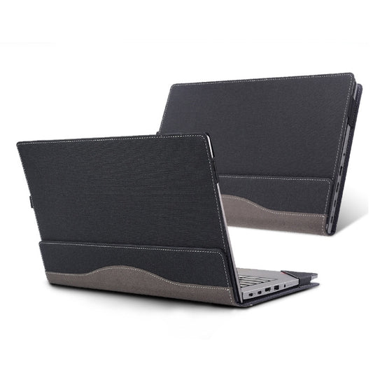 For Lenovo V15 Gen 4 Laptop Leather Shockproof Protective Case(Black) - 15.6 - 17 inch by buy2fix | Online Shopping UK | buy2fix