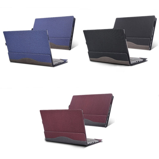 For Lenovo V15 Gen 4 Laptop Leather Shockproof Protective Case(Black) - 15.6 - 17 inch by buy2fix | Online Shopping UK | buy2fix