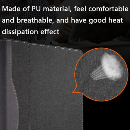 For Lenovo K14 Gen 1 Laptop Leather Shockproof Protective Case(Black) by buy2fix