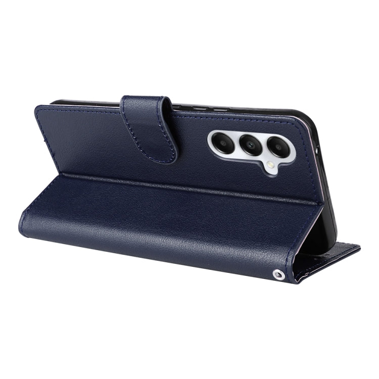 For Samsung Galaxy A05s 3-Card Slots Multifunctional Leather Phone Case(Blue) by buy2fix