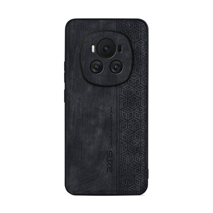 For Honor Magic6 AZNS 3D Embossed Skin Feel Phone Case(Black) - Honor Cases by AZNS | Online Shopping UK | buy2fix