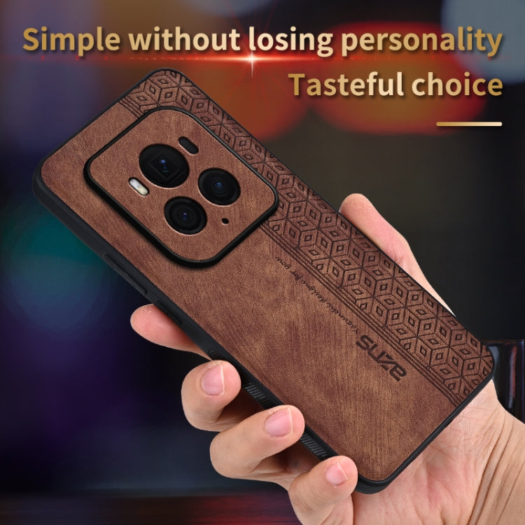For Honor Magic6 Ultimate AZNS 3D Embossed Skin Feel Phone Case(Dark Green) - Honor Cases by AZNS | Online Shopping UK | buy2fix