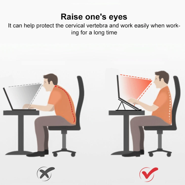 Magnetic PU Leather Tablet Laptop Folding Holder(Brown) by buy2fix