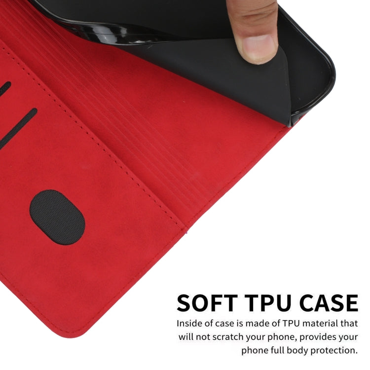 For Tecno Spark Go 2024 / POP 8 Diamond Splicing Skin Feel Magnetic Leather Phone Case(Red) by buy2fix
