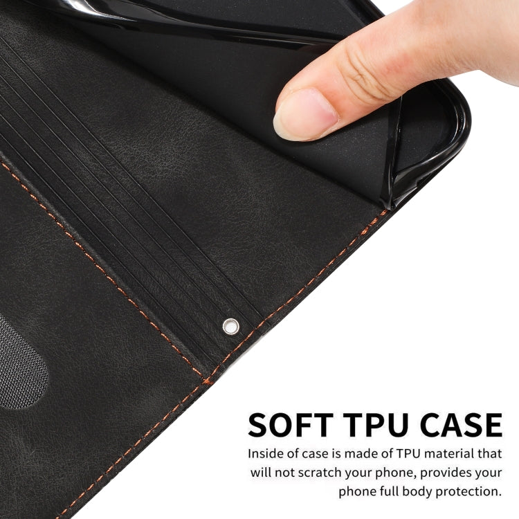 For Tecno Spark Go 2024 / POP 8 Dream Triangle Leather Phone Case with Long Lanyard(Black) by buy2fix