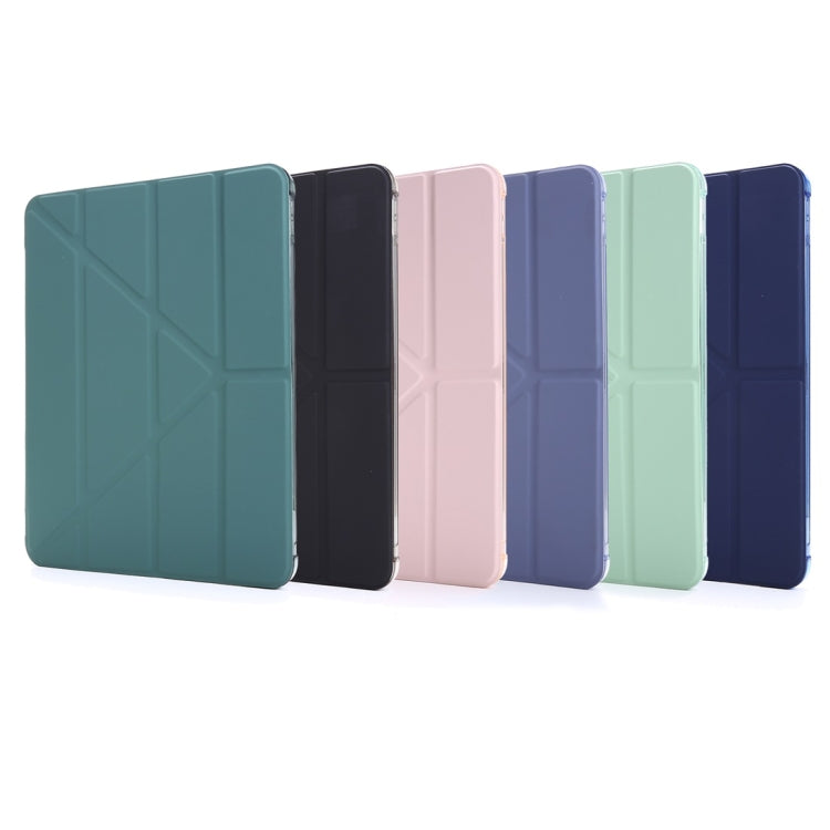 For iPad Pro 11 (2020/2018) / Air 2020 10.9 Multi-folding Horizontal Flip PU Leather + Shockproof TPU Tablet Case with Holder & Pen Slot(Gold) - iPad Pro 11 (2020) Cases by buy2fix | Online Shopping UK | buy2fix