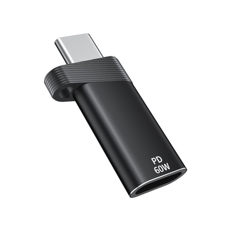 ADS-615 PD 60W USB-C/Type-C Male to 8 Pin Female Adapter(Black) by buy2fix