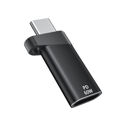 ADS-615 PD 60W USB-C/Type-C Male to 8 Pin Female Adapter(Black) by buy2fix