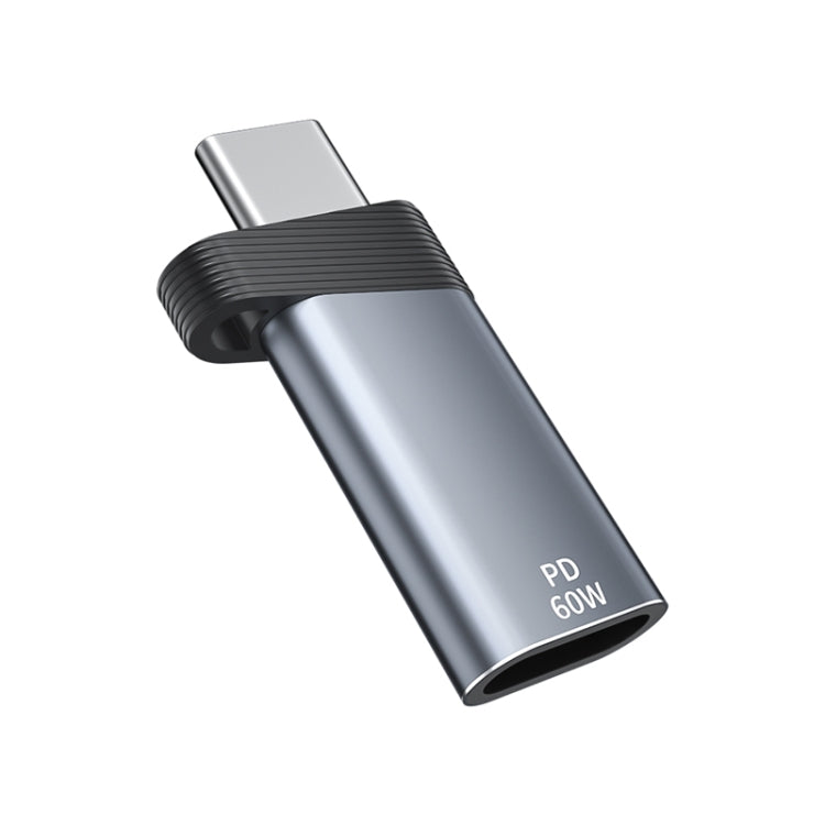 ADS-615 PD 60W USB-C/Type-C Male to 8 Pin Female Adapter(Grey) by buy2fix