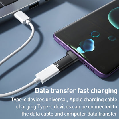 ADS-615 PD 60W USB-C/Type-C Male to 8 Pin Female Adapter(Grey) by buy2fix