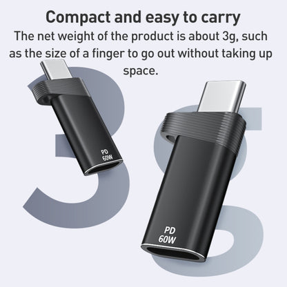 ADS-615 PD 60W USB-C/Type-C Male to 8 Pin Female Adapter(Gun Grey) by buy2fix