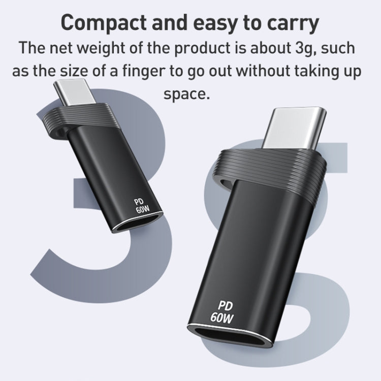 ADS-615 PD 60W USB-C/Type-C Male to 8 Pin Female Adapter(Silver) by buy2fix