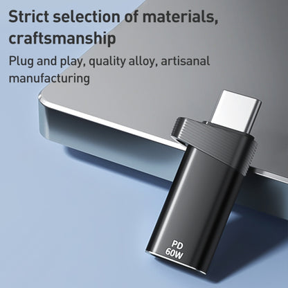 ADS-615 PD 60W USB-C/Type-C Male to 8 Pin Female Adapter(Silver) by buy2fix