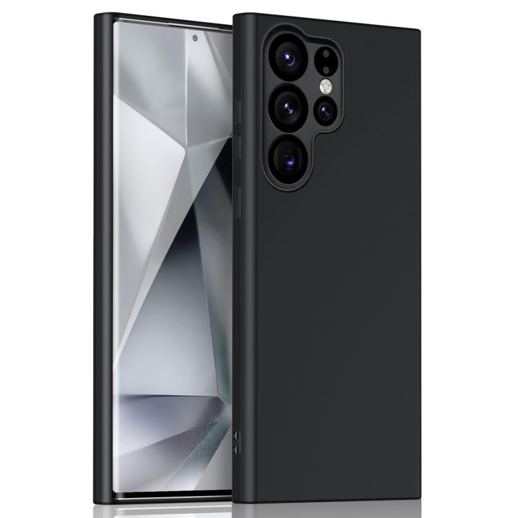 For Samsung Galaxy S25 Ultra 5G MagSafe Magnetic Liquid Silicone Phone Case(Black) by buy2fix