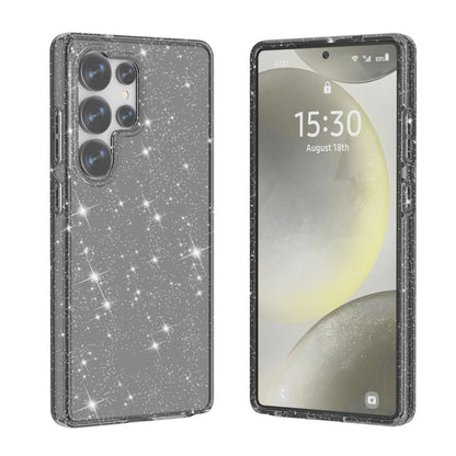 For Samsung Galaxy S25 Ultra 5G Shockproof Terminator Glitter Powder Phone Case(Black) by buy2fix