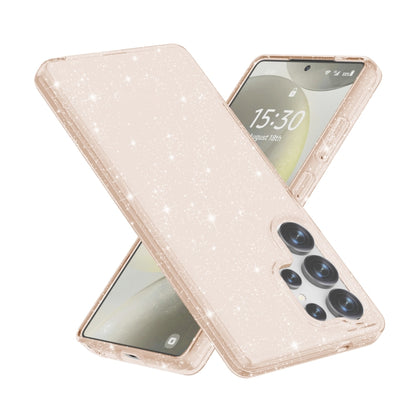 For Samsung Galaxy S25 Ultra 5G Shockproof Terminator Glitter Powder Phone Case(Gold) by buy2fix