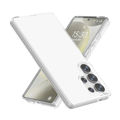 For Samsung Galaxy S25 Ultra 5G Shockproof Terminator Glitter Powder Phone Case(Transparent) by buy2fix