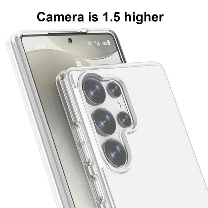 For Samsung Galaxy S25 Ultra 5G Shockproof Terminator Glitter Powder Phone Case(Transparent) by buy2fix