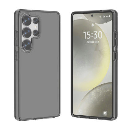 For Samsung Galaxy S25 Ultra 5G Shockproof Terminator Glitter Powder Phone Case(Transparent Black) by buy2fix