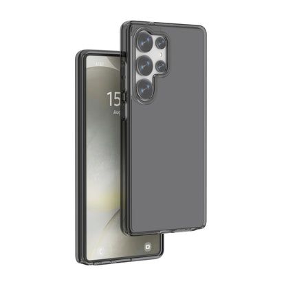 For Samsung Galaxy S25 Ultra 5G Shockproof Terminator Glitter Powder Phone Case(Transparent Black) by buy2fix