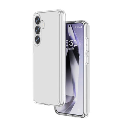 For Samsung Galaxy S25+ 5G Shockproof Terminator Glitter Powder Phone Case(Transparent) by buy2fix