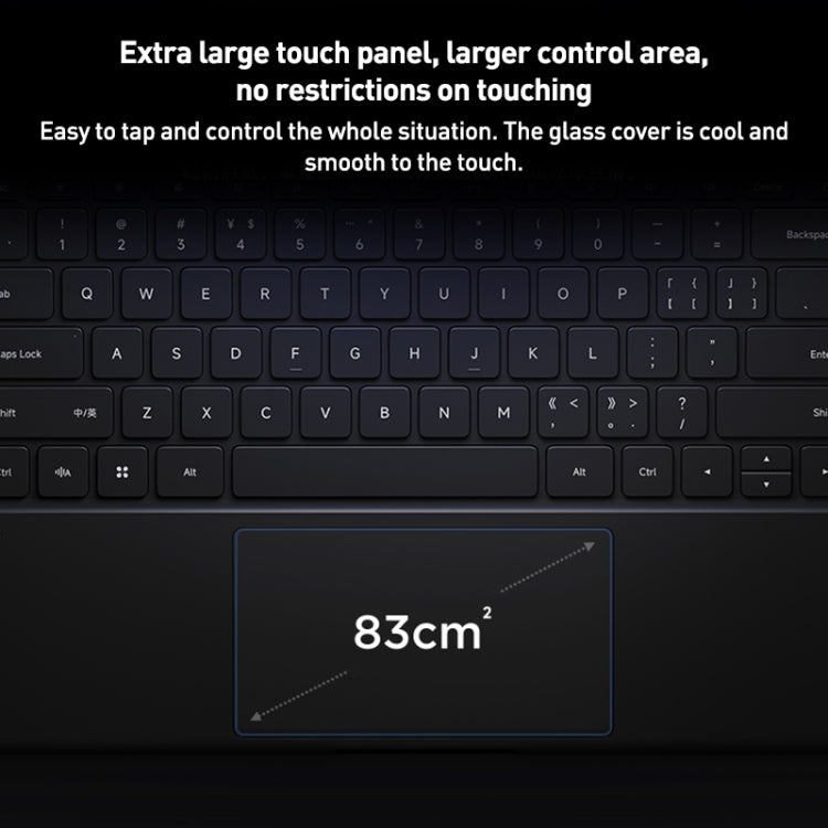 Original For Xiaomi Pad 6 Max 14 Intelligent Touch Pad Keyboard(Black) - Xiaomi Keyboard by Xiaomi | Online Shopping UK | buy2fix