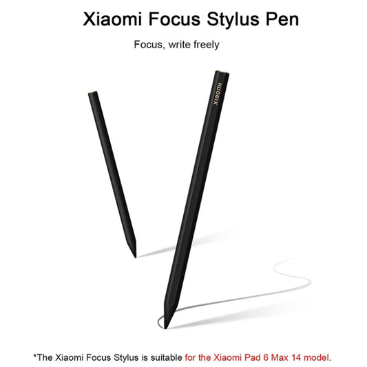 Original Xiaomi Focus Stylus Pen for Xiaomi Pad 6 Max 14 / Pad 6S Pro 12.4 / Pad 7 / Pad 7 Pro(Black) - Stylus Pen by Xiaomi | Online Shopping UK | buy2fix