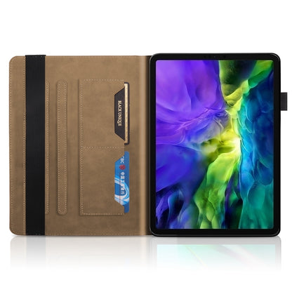 For iPad Pro 12.9 2022 / 2021 / 2020 Life Tree Series Horizontal Flip Leather Tablet Case(Brown) - iPad Pro 12.9 (2022/2021) Cases by buy2fix | Online Shopping UK | buy2fix