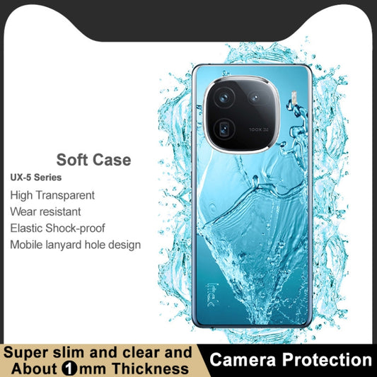 For vivo iQOO 12 5G IMAK UX-5 Series Transparent TPU Phone Case(Transparent) - vivo Cases by imak | Online Shopping UK | buy2fix