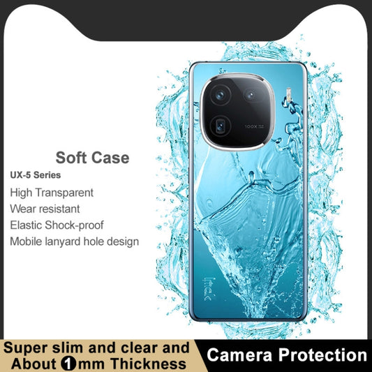For vivo iQOO 12 Pro 5G IMAK UX-5 Series Transparent TPU Phone Case(Transparent) - vivo Cases by imak | Online Shopping UK | buy2fix