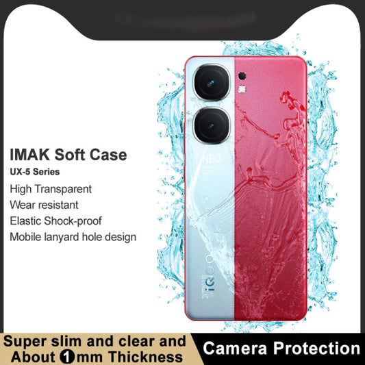 For vivo iQOO Neo9 5G/Neo9 Pro 5G IMAK UX-5 Series Transparent TPU Phone Case(Transparent) - vivo Cases by imak | Online Shopping UK | buy2fix
